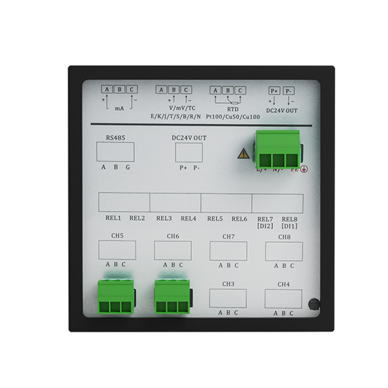 PA视讯游戏R1200 1-12路 液晶智能 打印有纸记录仪 电流/电压/温度/压力