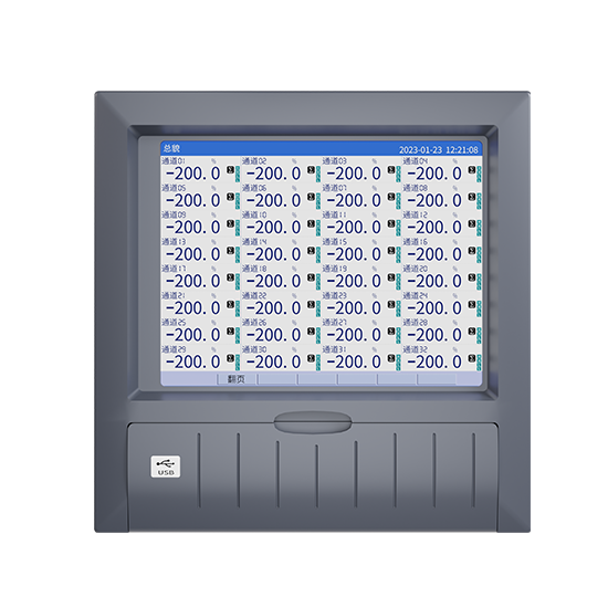 PA视讯游戏MIK-R8000D 1-40路 10.4英寸 彩屏 无纸记录仪 USB