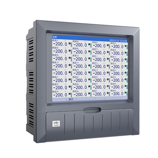 PA视讯游戏MIK-R8000D 1-40路 10.4英寸 彩屏 无纸记录仪 USB