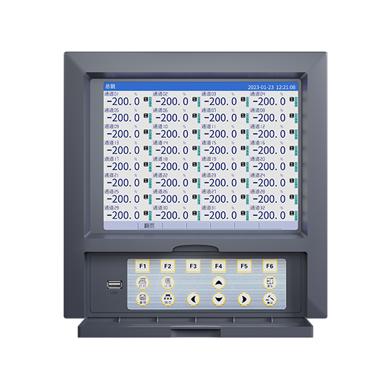 PA视讯游戏MIK-R8000D 1-40路 10.4英寸 彩屏 无纸记录仪 USB